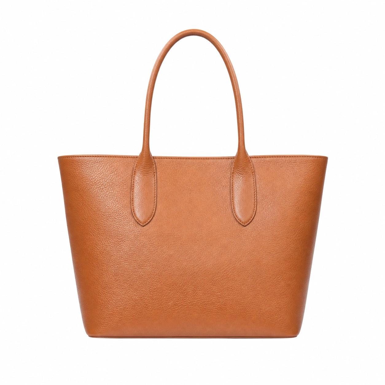 Balenora Brown Leather Tote Bag